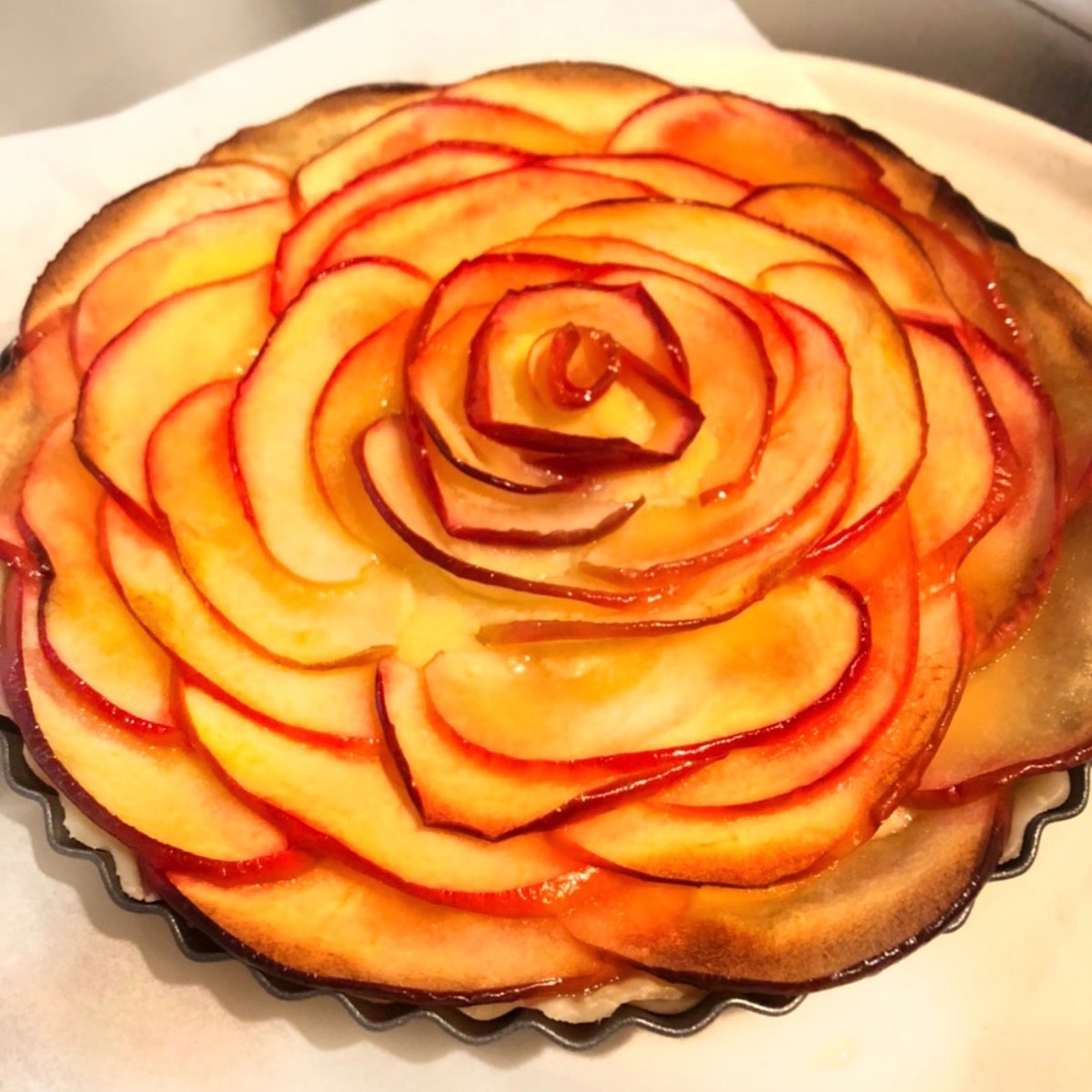 薔薇のようなアップルパイ レシピ 作り方 By あんこもち 楽天レシピ